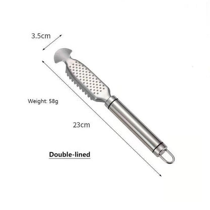 🐟2-in-1 Stainless Steel Fish Scaler + Ginger Grater