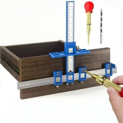 📏Precision Cabinet Hardware Jig - Handle & Pull Drill Guide Template for Door Drawer Installation