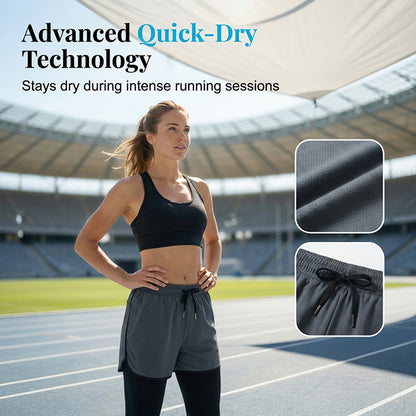 🏃‍♂️ LIMITED-TIME 40% OFF! ✨ Men's 2-in-1 Running Tights with Shorts – Compression, Quick-Dry ✨