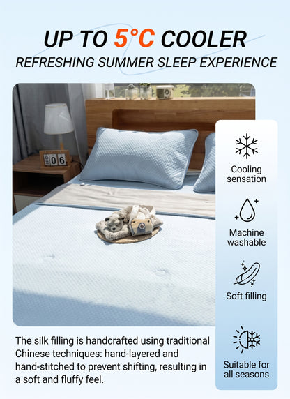 ❄️Summer washed silk ice silk summer cooling quilt core