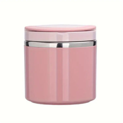 ✨Stainless Steel Insulated Lunch Box with Handle – Leakproof Stackable Food Container for Office, School & Travel