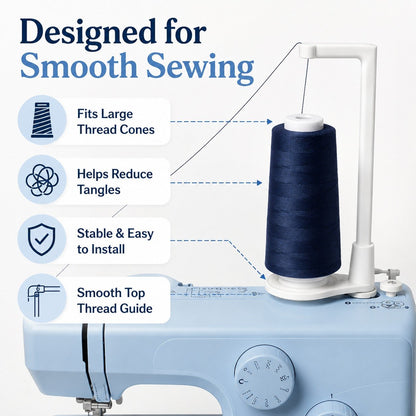 🔥LAST DAY 45% OFF -- 🧵Large Capacity Thread Spool Stand🪡(Compatible With Most Sewing Machines In US Markets)