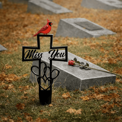 🐦Metal Cemetery Memorial Plaque for Remembrance✝️