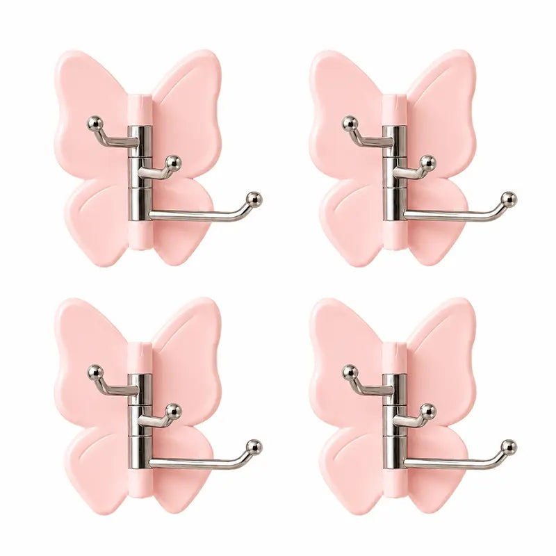 🔥2026 SALE - No Drilling Swivel Butterfly Hook