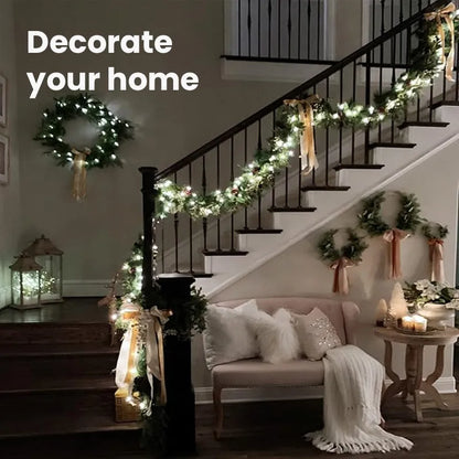 🎄 LED Copper Wire Firecracker Fairy Lights – Flexible Twinkling String Lights for Festive Home Décor