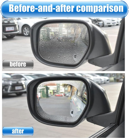 Anti-Rain Rearview Mirror Film 🌧️ Drive Safely in Any Weather ✈Fast Shipping Worldwide