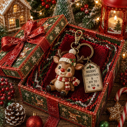 🎄2026 Christmas Character Keychain Gift Box🎁