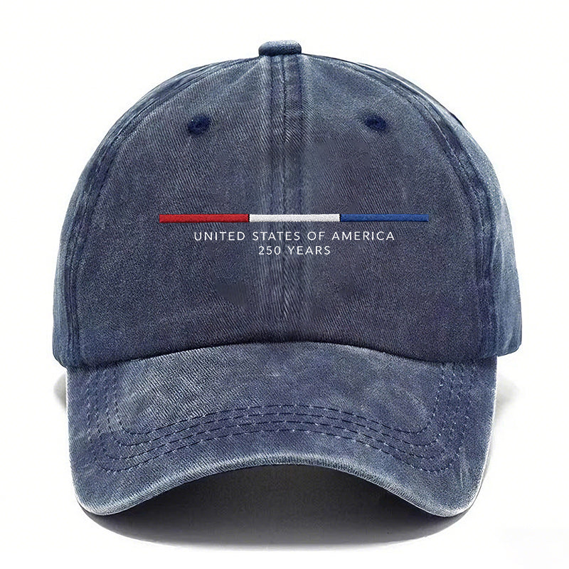 🔥United States of America 250 Years Vintage Washed Cap