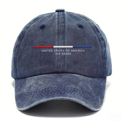 🔥United States of America 250 Years Vintage Washed Cap
