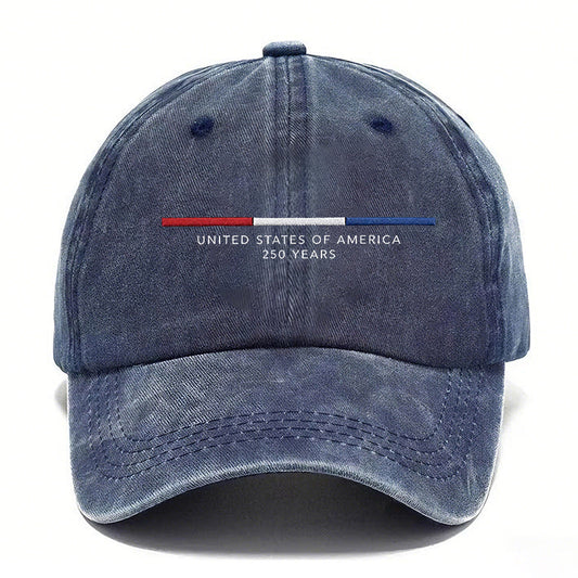🔥United States of America 250 Years Vintage Washed Cap