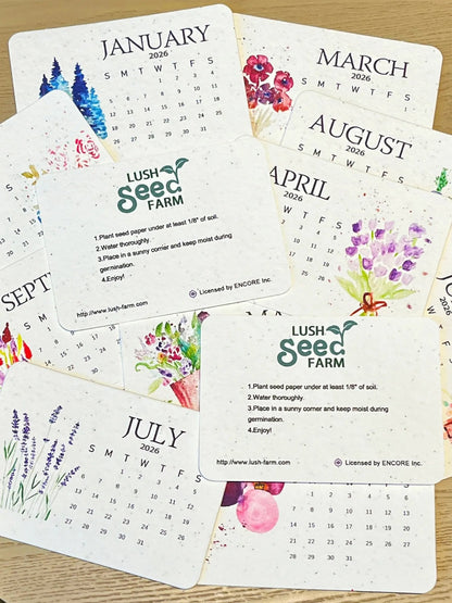 ⏰Christmas Limited Sale 49% OFF!!✨🌱Eco-Friendly Plantable Love Seed Calendar 2026