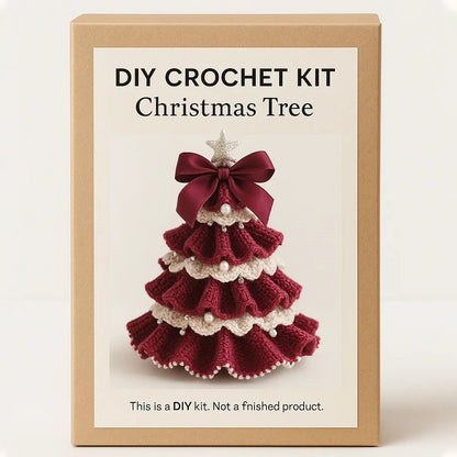 Christmas discount🎄DIY Crochet Christmas Tree Kit – ✨Handmade Holiday Decoration Set