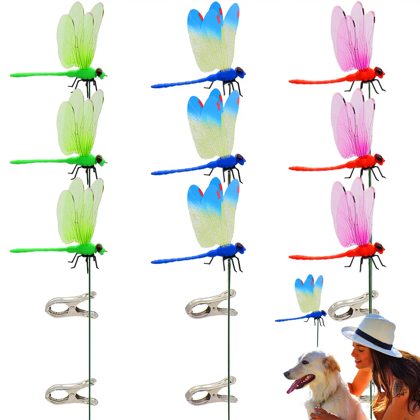 😍Dragonfly Clip Bug Repe Llent
