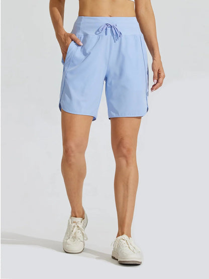 ⏰Hot Sale Unisex 7-Inch High-Waisted Running Pants with Belt Design