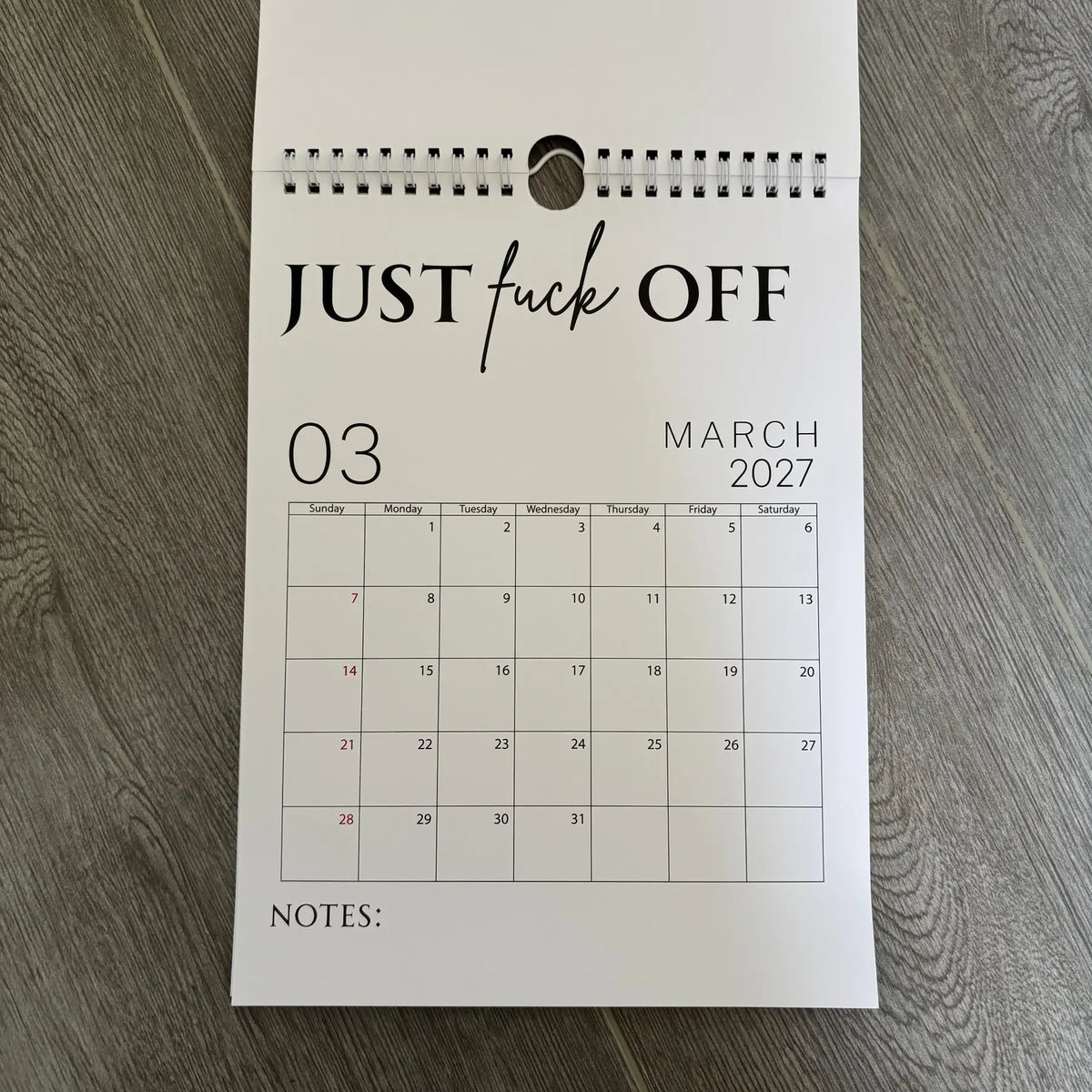 🥳2026 HOT SALE🥳💞50K+ SOLD!-Fuck It Calendar 2027, Funny Sweary Wall Calendar