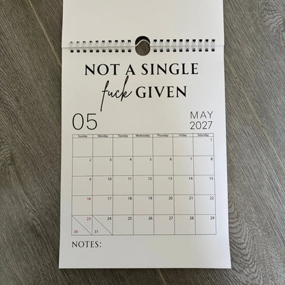 🥳2026 HOT SALE🥳💞50K+ SOLD!-Fuck It Calendar 2027, Funny Sweary Wall Calendar