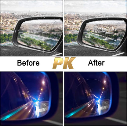 Anti-Rain Rearview Mirror Film 🌧️ Drive Safely in Any Weather ✈Fast Shipping Worldwide