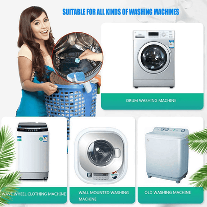 💐49% OFF! 🔥50K+ sold！Washing Machine Cleaner – Fast action, no rinse, for all machine types 🌀⏱️【Exceptional Price】