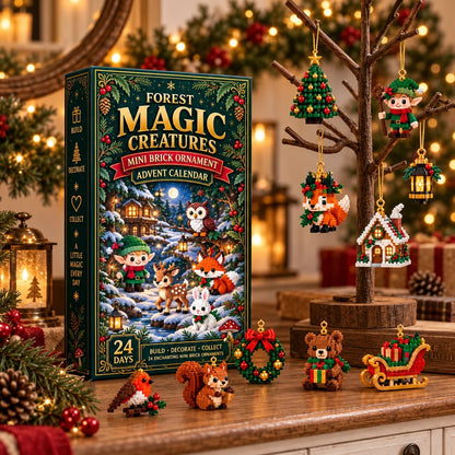 ⏳ Last day to save 49% – 🎄 24-Day Forest Magic Creatures Brick Ornament Advent Calendar