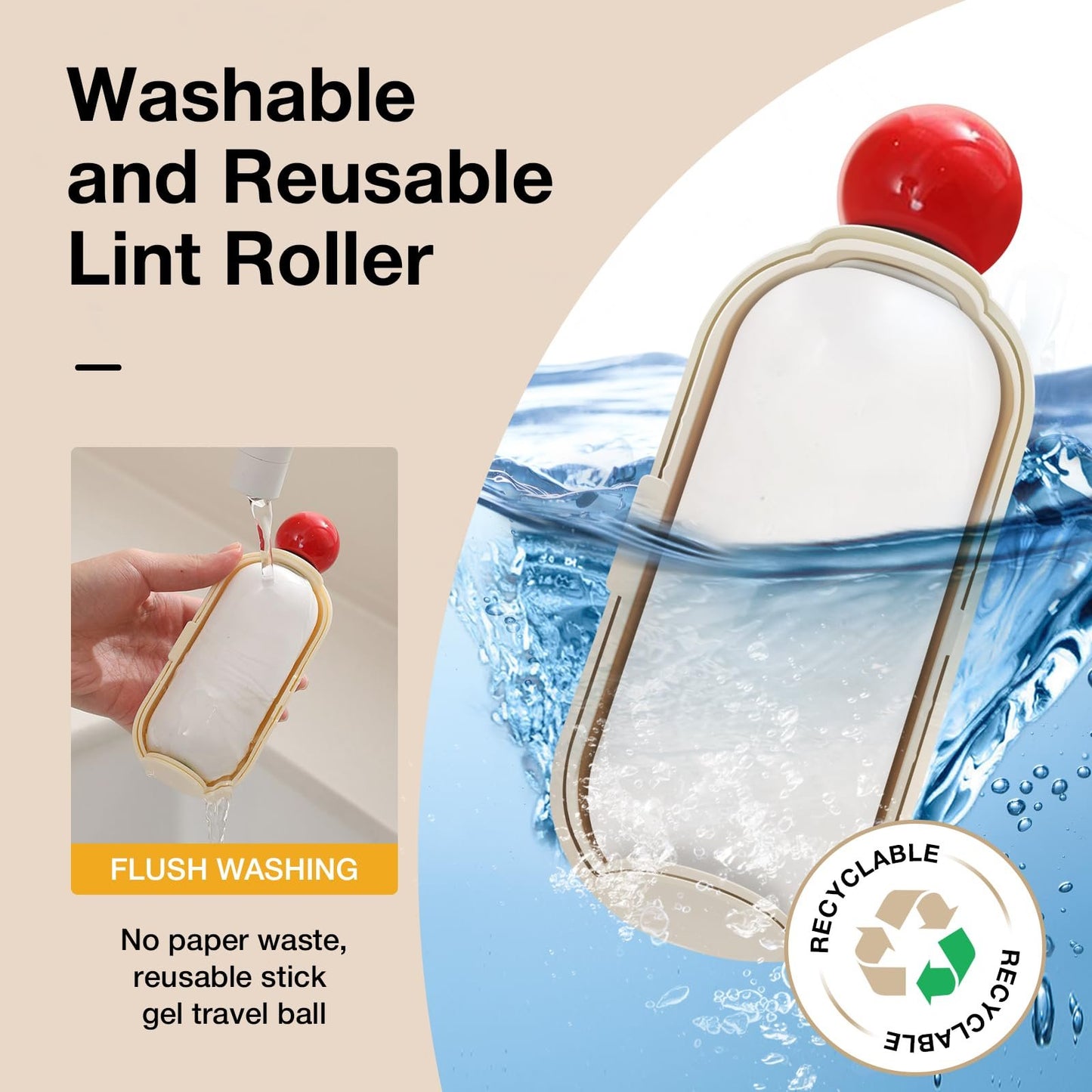 Reusable Sticky Roller