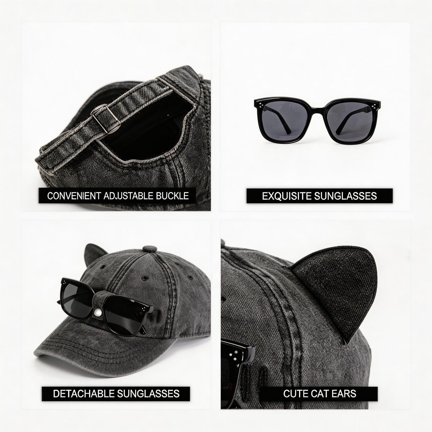 Unique Cat Ear Cap