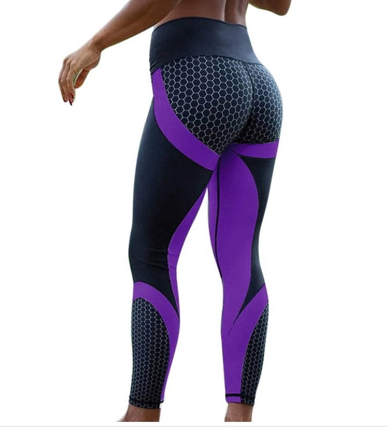 🍑Colorblock High Waist Sports Leggings