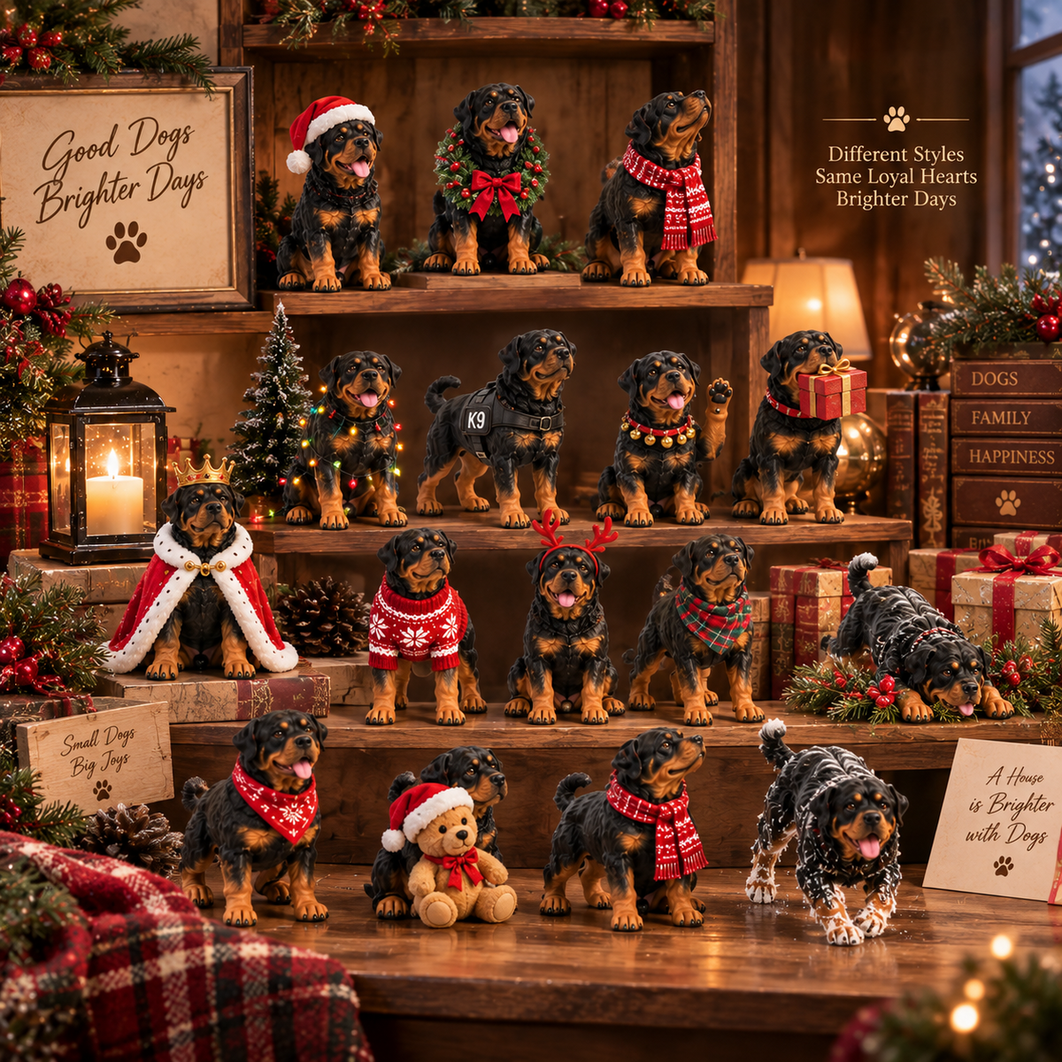 24 Days of Rottweilers – 24 Loyal Hearts, 24 Christmas Surprises🐶