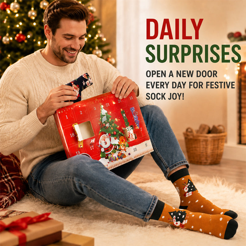 🎄 Unbox Daily Christmas Joy | Festive Sock Advent Calendar 🎁