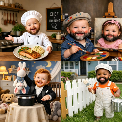 Bearded Babies 2027 Calendar
