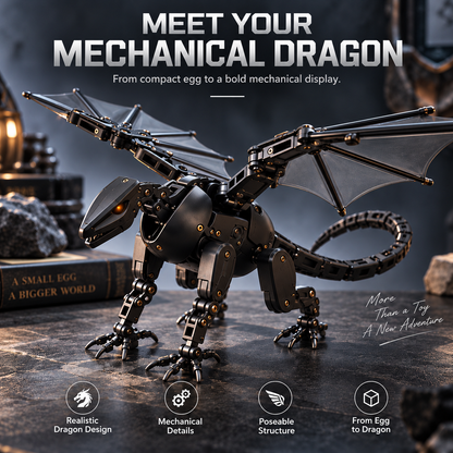 🥚🐉 DragonMorph – Egg to Dragon Transforming Mechanical Toy