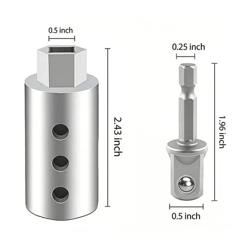📢📢 !! ⏰Scissor Jack Drill Adapter Set