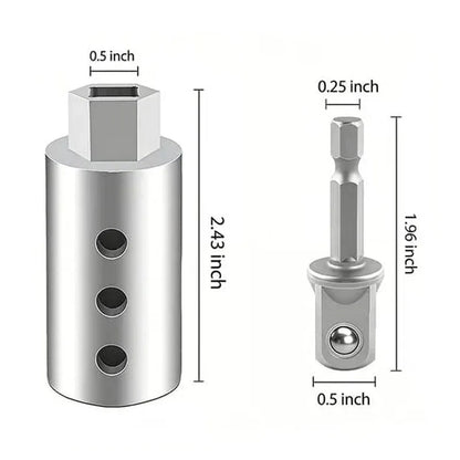 📢📢 !! ⏰Scissor Jack Drill Adapter Set