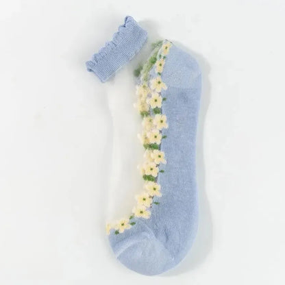 🥳SUMMER HOT SALE🥳💞50K+ SOLD!🔥Floral Lace Women's Spring Summer Ankle Socks