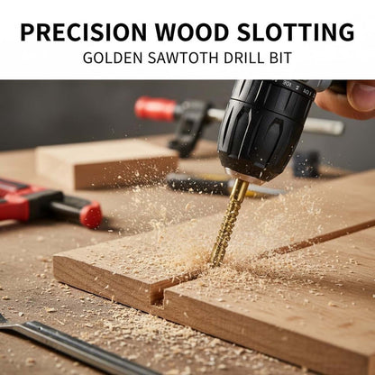 6Pcs Titanium Coated Carbon Steel Drill Bit Kit