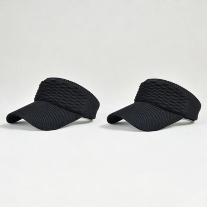 🔥2-Pack Women’s Open-Top Breathable UV-Protection High-Ponytail Sun Visor
