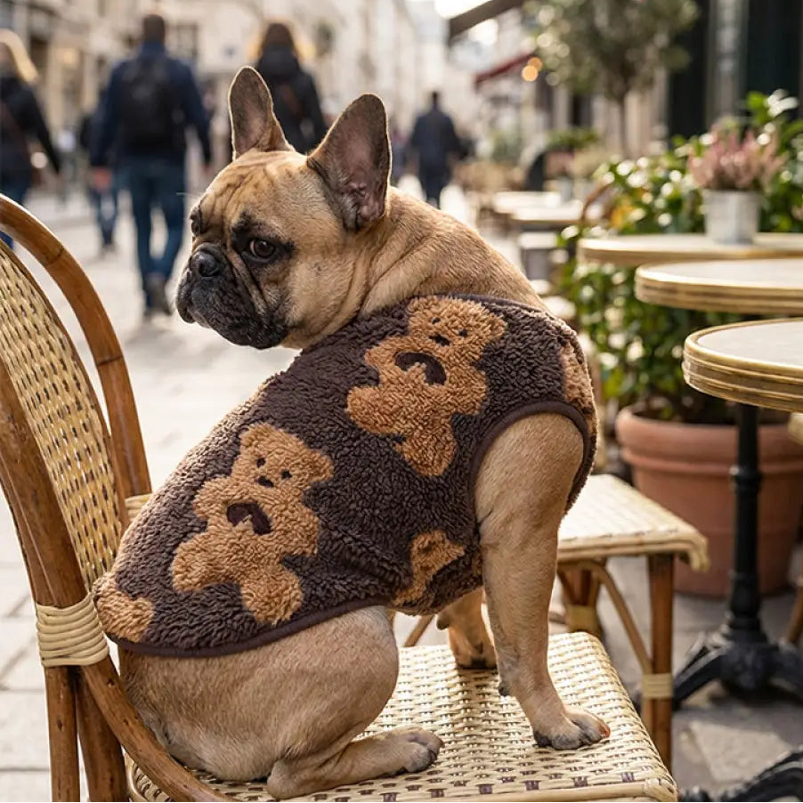 📢📢40% OFF!! ⏰Cute Plush-Lined Pet Vest - Hot sale