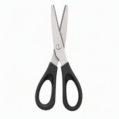 Stainless Steel Pinking Shears – 9.1" Zig Zag Fabric Scissors for Sewing, Quilting, Dressmaking & DIY Crafts