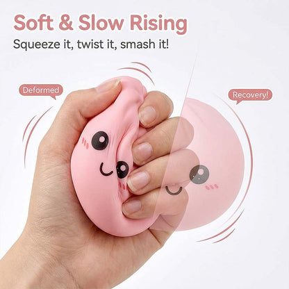 ⭐Ultra-rare Rainbow Smile Bun Squishy