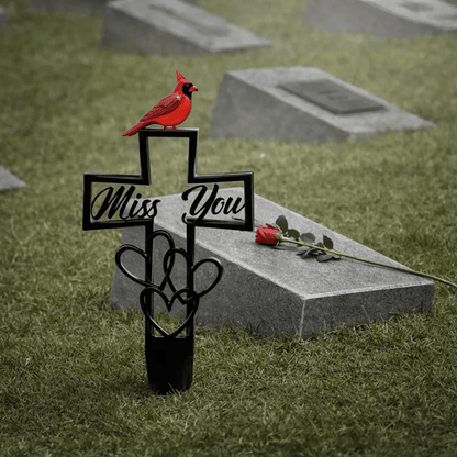 🐦Metal Cemetery Memorial Plaque for Remembrance✝️