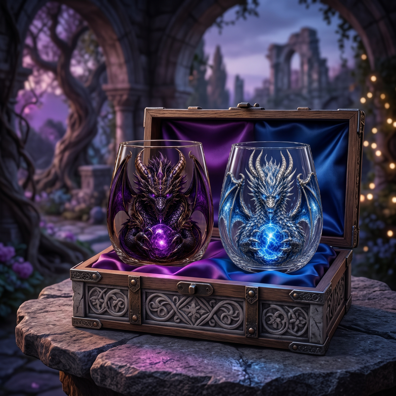 Amethyst Arcane Dragon & Frost Thunder Dragon