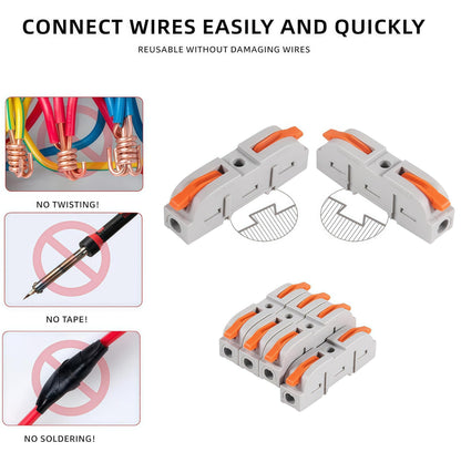 ⚒️Universal Quick Lever Electrical Wire Connectors (24-12 AWG) Assortment