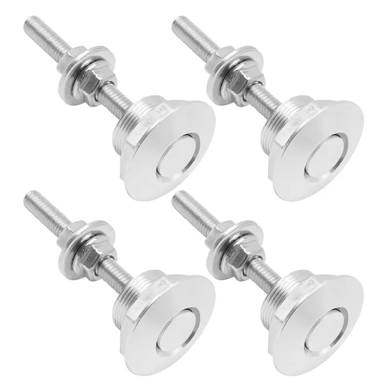 🔒 4Pcs Universal Stainless Steel Quick-Release Lock Latches - Secure & Easy Access!⚡
