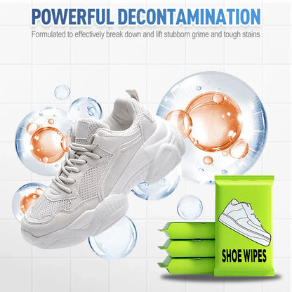 🏆 Last Day Special Price!🔥Quick-Clean Shoe 100 Wipes