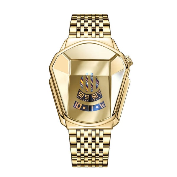 ⌚ LIMITED-TIME 50% OFF! ✨ Men's Tech Fashion Quartz Watch – Stainless Steel, 43mm, Sporty Style 🏁