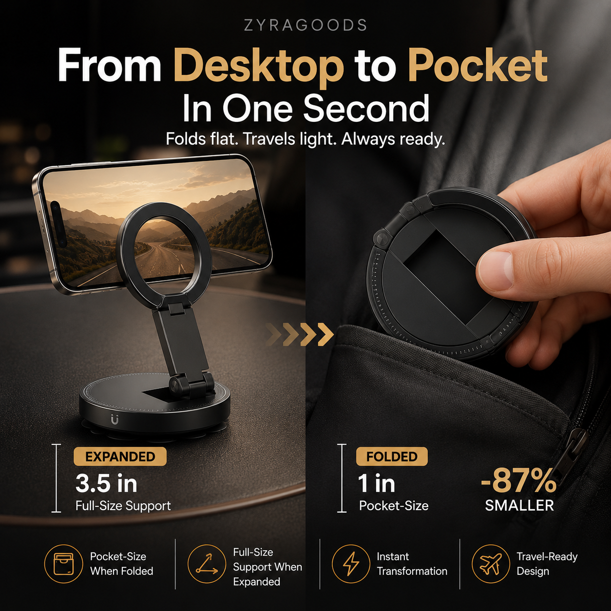 🎉 2026 Sale — Over 31,000 Sold! 💞 Multi-Functional Magnetic & Suction Phone Stand