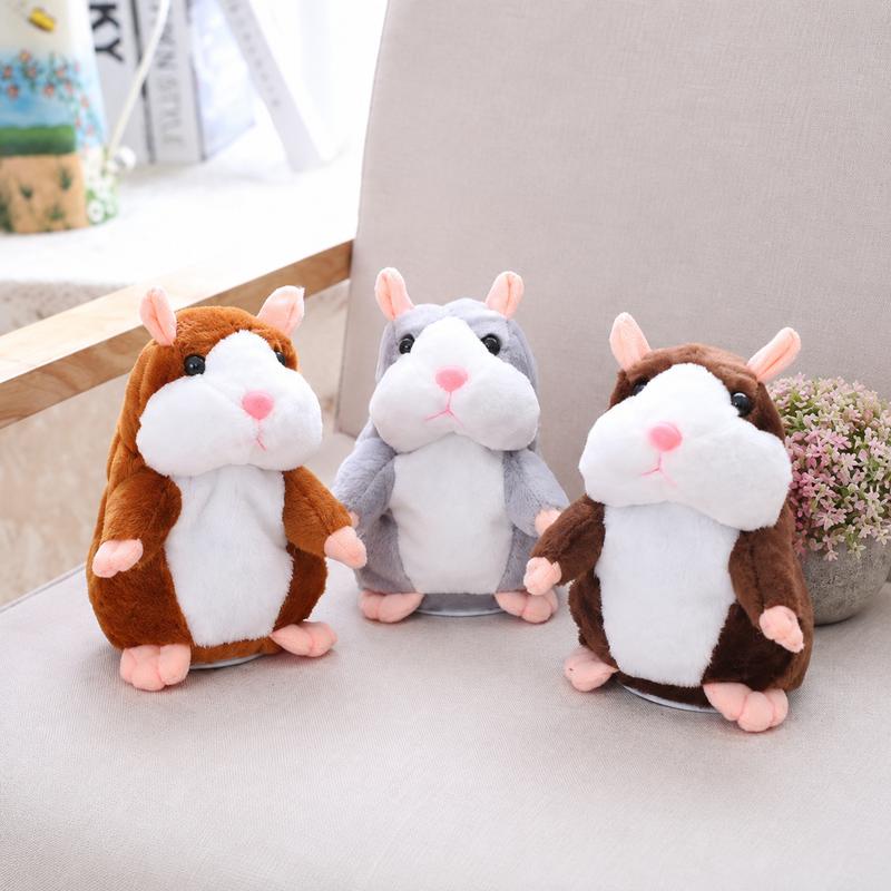 🐹 Last Day Special！✨Talking Hamster Plush – repeats whatever you say, auto head-shaking, hilarious fun for kids & adults.🎁