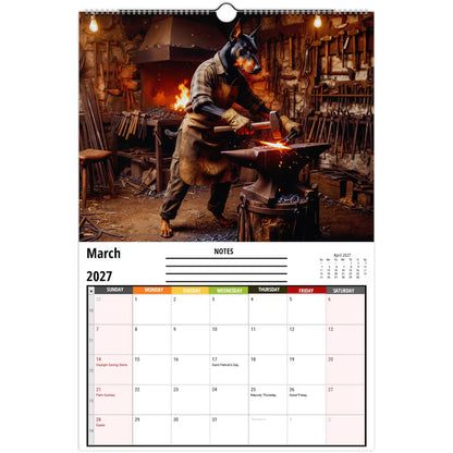 🤣Bull Terriers at Work 2027 Wall Calendar – 12 Months of Professional Puppy Chaos