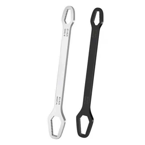 🔧(2 PCS)Double-Ended Torx Wrench, Universal Automotive Torx Wrench 8-24mm Self-Tightening🔧