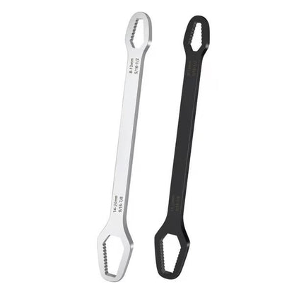 🔧(2 PCS)Double-Ended Torx Wrench, Universal Automotive Torx Wrench 8-24mm Self-Tightening🔧