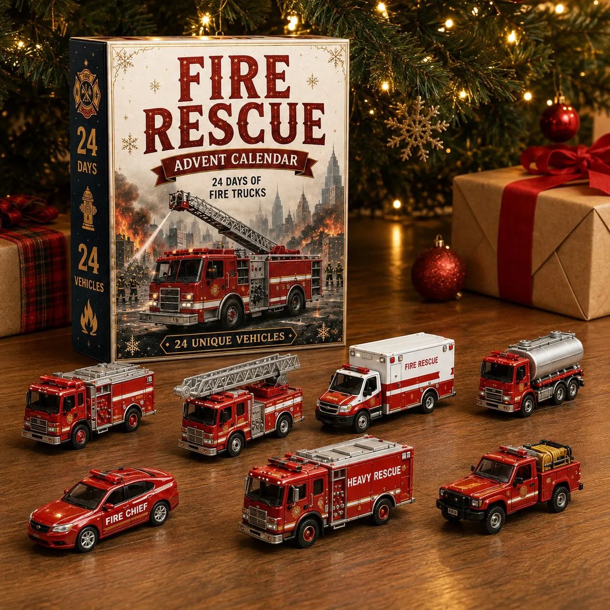 🚚 🎁Build the Fleet™ Collection 24-Day Vehicle Advent Calendar Series | ✨A New Adventure Every Morning
